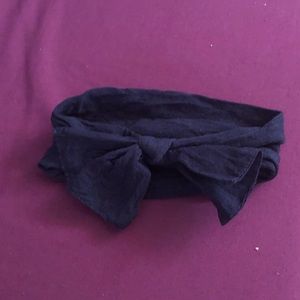 Baby bling black headband